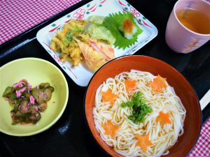七夕天ぷら素麺
